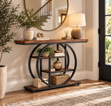 Circle Base Accent Table