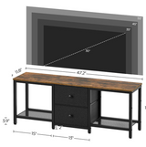 Rustic Brown TV Stand