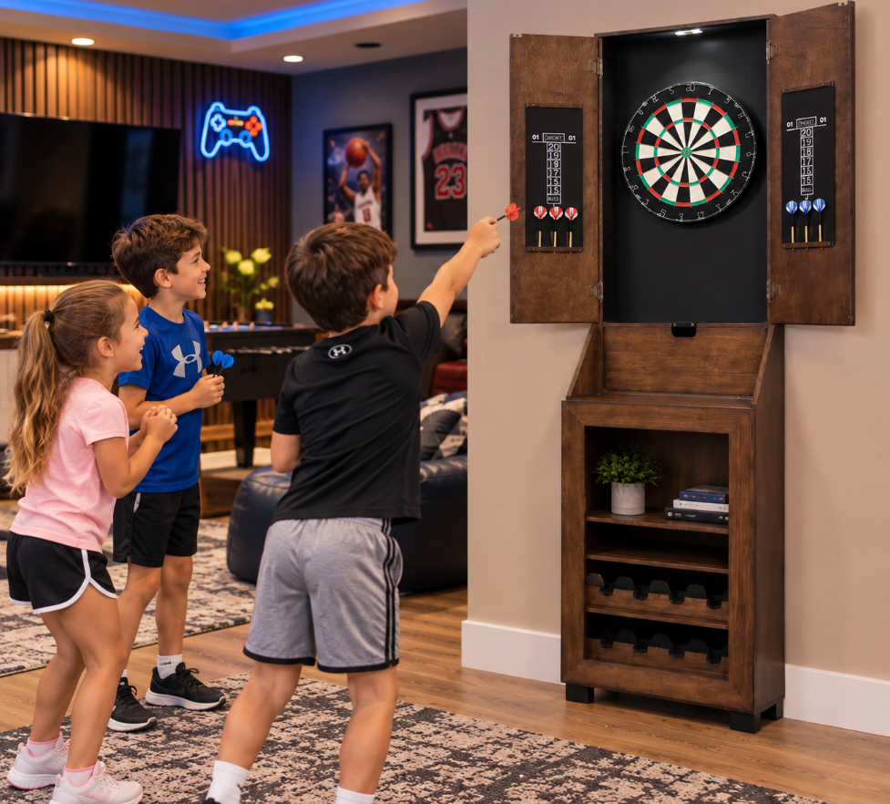 Bones Dartboard Cabinet