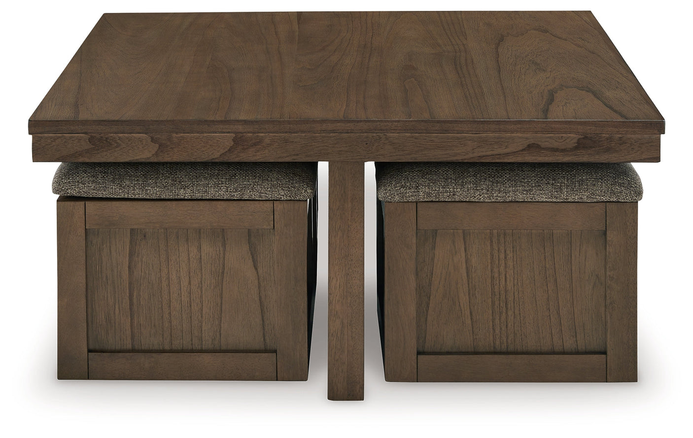 Boarder Coffee Table w/ 4 Stools