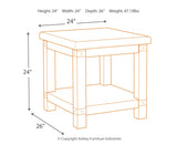 Carynhurst Rectangular End Table