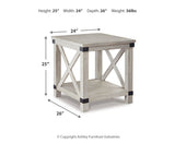 Carynhurst Rectangular End Table