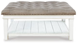 Kanwyn Upholstered Ottoman Cocktail Table