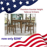 Theodore CH Table w/ 4 Chairs