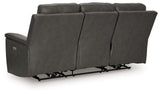 Beryton Power Reclining Sofa with Adjustable Headrest