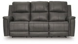 Beryton Power Reclining Sofa with Adjustable Headrest