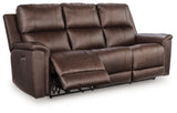 Beryton Power Reclining Sofa with Adjustable Headrest