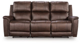 Beryton Power Reclining Sofa with Adjustable Headrest