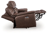 Beryton Power Reclining Sofa with Adjustable Headrest
