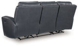 Momentum Moves Power Reclining Sofa with Adjustable Headrest