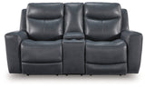 Momentum Moves Power Reclining Loveseat/Console/Adjustable Headrest