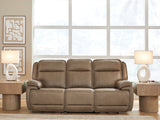 Malcesine Power Reclining Sofa with Adjustable Headrest