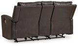 Boxmere DBL Reclining Power Loveseat w/Console