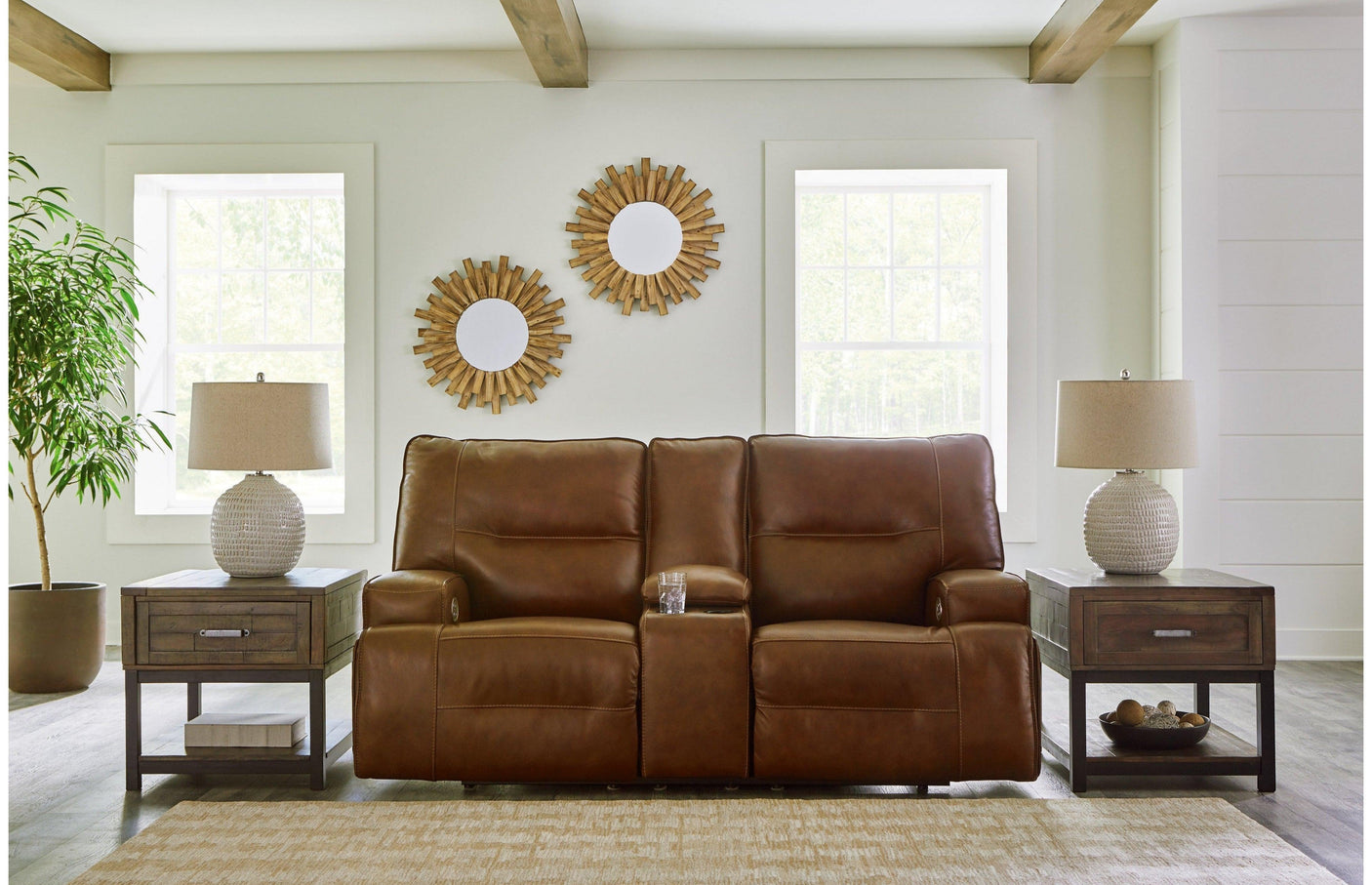 Frankie Leather Sofa & Loveseat