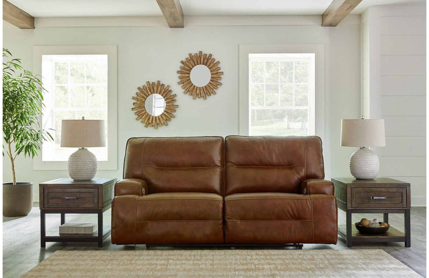 Frankie Leather Sofa & Loveseat