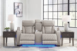 Boyington Power Reclining Loveseat/Console/Adjustable Headrest