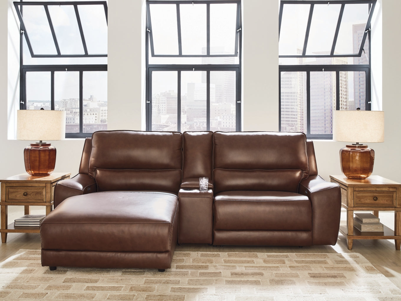 Silverbrooke 3-Piece Power Reclining Sectional with Chaise
