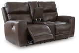 Beadel Power Reclining Loveseat/Console/Adjustable Headrest