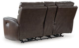 Beadel Power Reclining Loveseat/Console/Adjustable Headrest