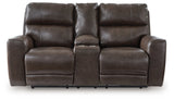 Beadel Power Reclining Loveseat/Console/Adjustable Headrest