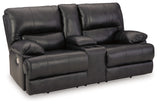 Mountainous Power Reclining Loveseat/Console/Adjustable Headrest