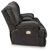 Mountainous Power Reclining Loveseat/Console/Adjustable Headrest