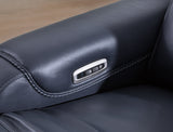 Mercomatic Power Reclining Sofa with Adjustable Headrest