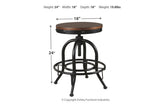 Valebeck Swivel Barstool (Set of 2)