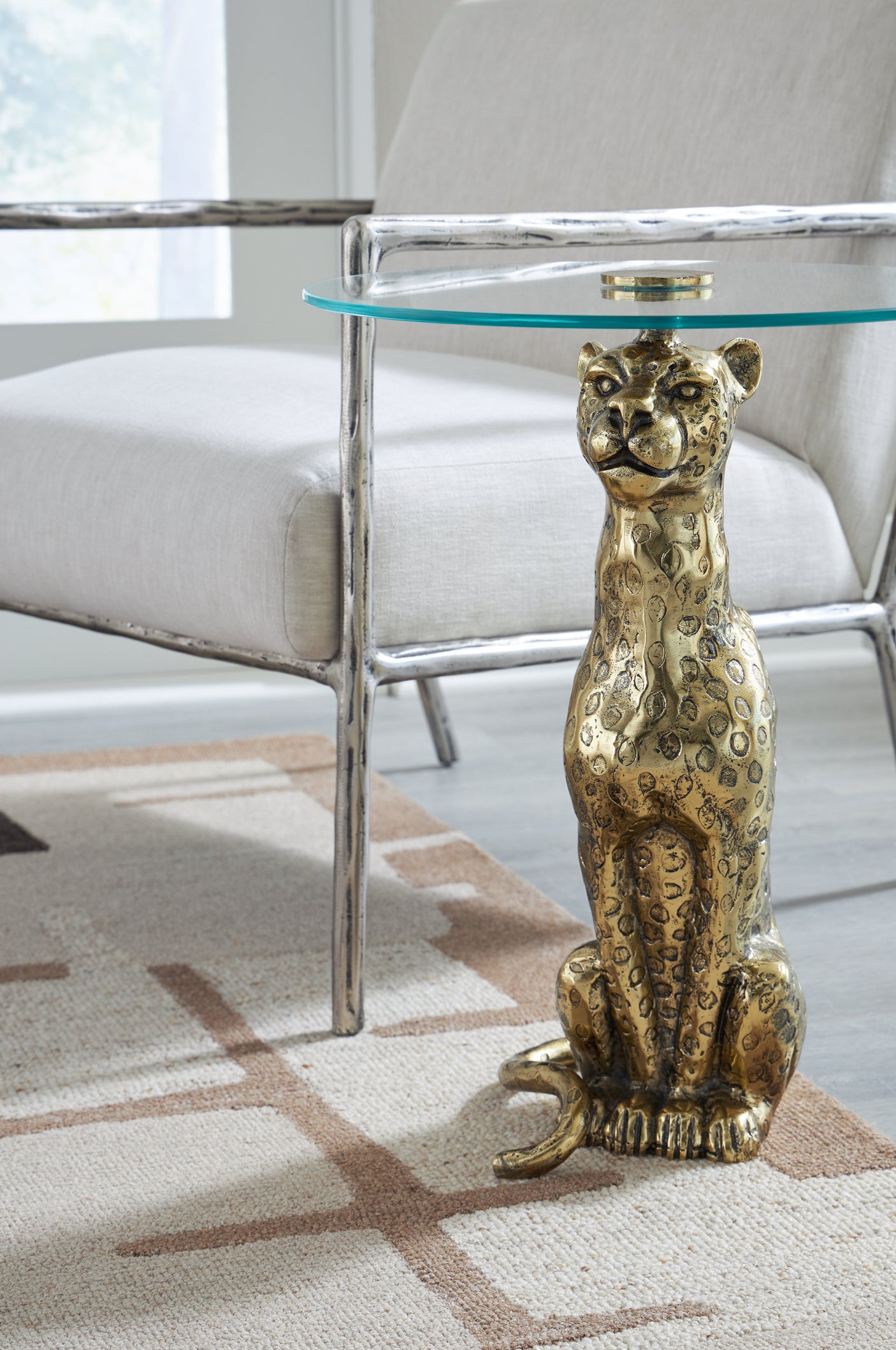 Vallain Panther Accent Table