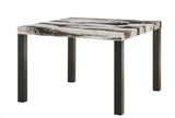 Vega Counter Height Faux Marble Table w/ 4 Chairs