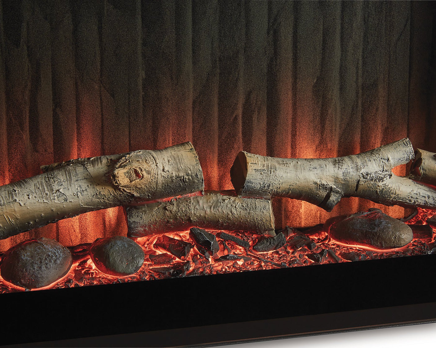 Cayboni 71" TV Stand with Electric Fireplace