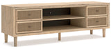 Cielden XL TV Stand w/Fireplace Option