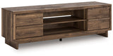 Zadilyn 72" TV Stand with Electric Fireplace