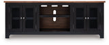 Wildenauer 76" TV Stand with Electric Fireplace