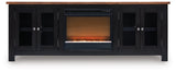 Wildenauer 76" TV Stand with Electric Fireplace