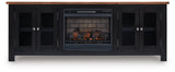 Wildenauer 76" TV Stand with Electric Fireplace