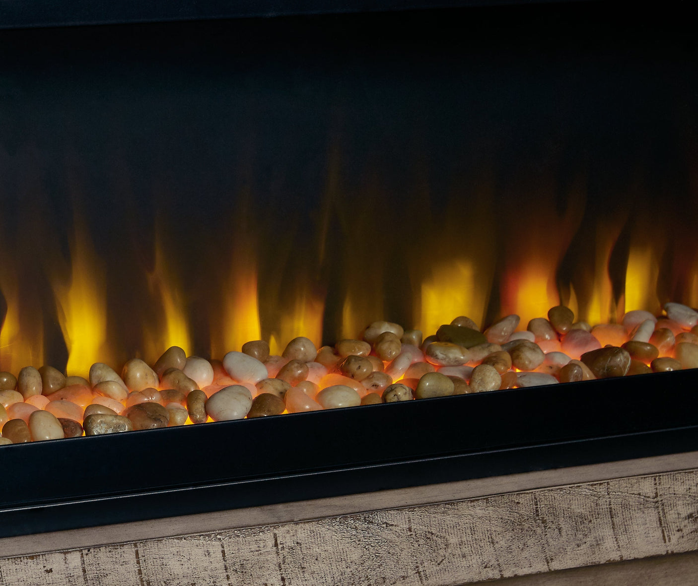 Wide Fireplace Insert