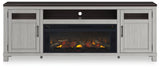 Darborn 88" TV Stand with Electric Fireplace
