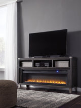 Todoe 65" TV Stand with Electric Fireplace