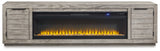 Naydell 92" TV Stand with Electric Fireplace