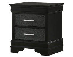 Amalia Black Nightstand