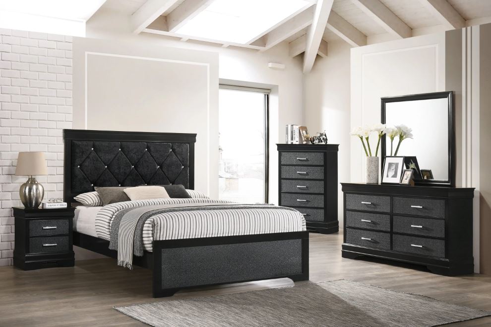 Amalia King Black Bed