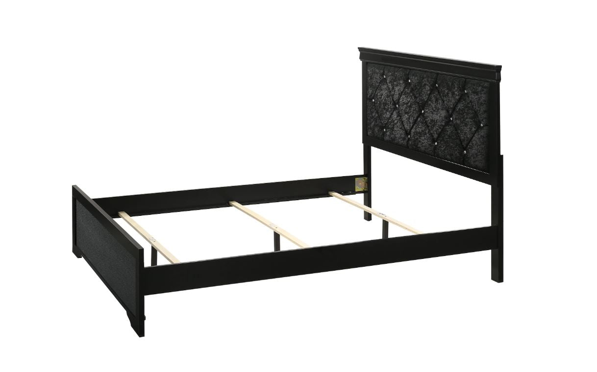 Amalia Black King Bedroom Set