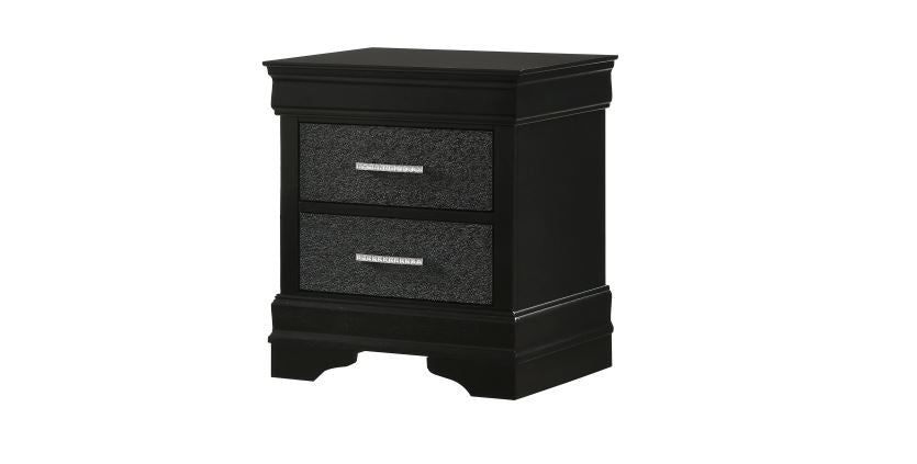 Amalia Black King Bedroom Set
