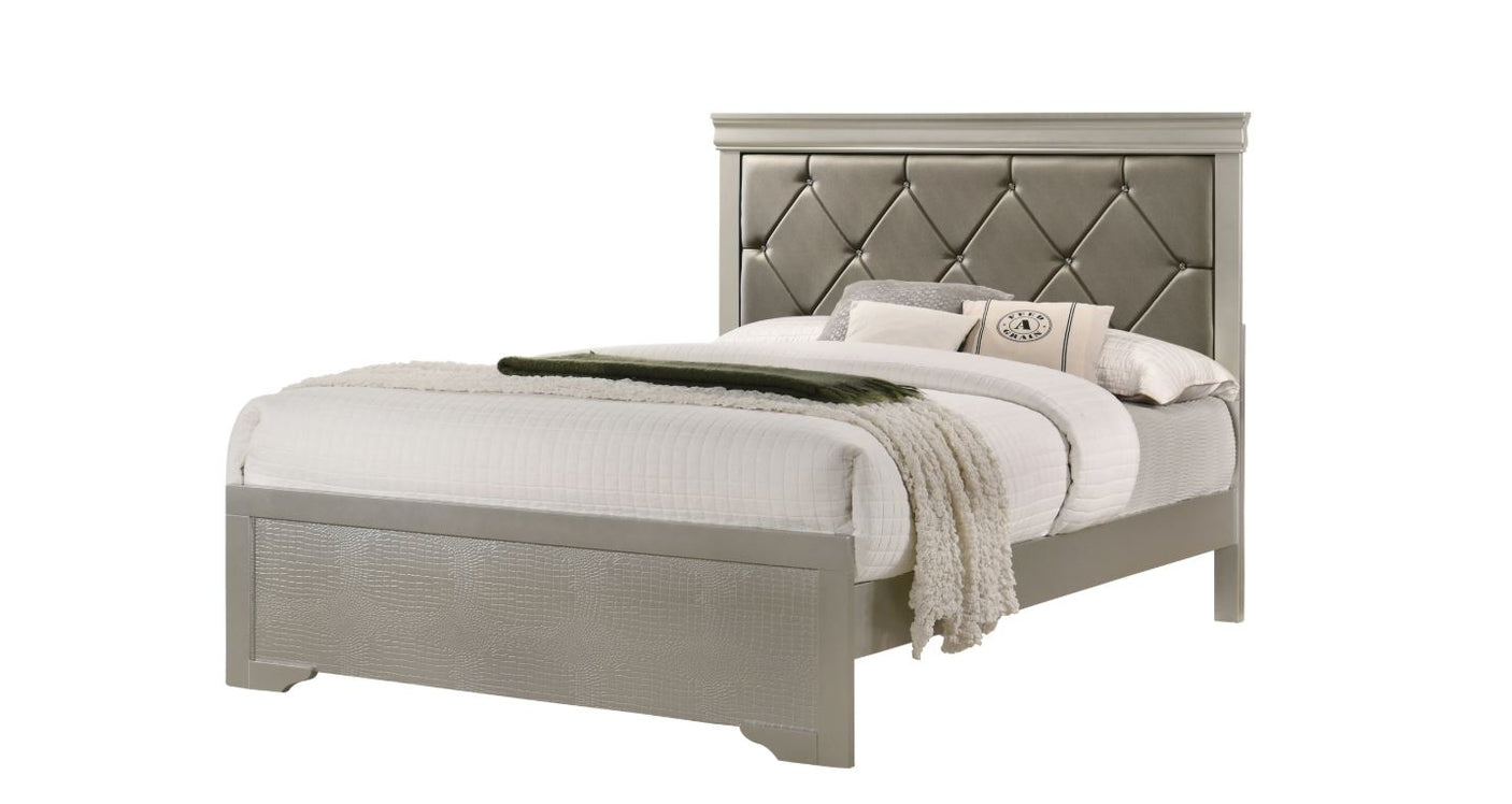Amalia Champaign King Bedroom Set