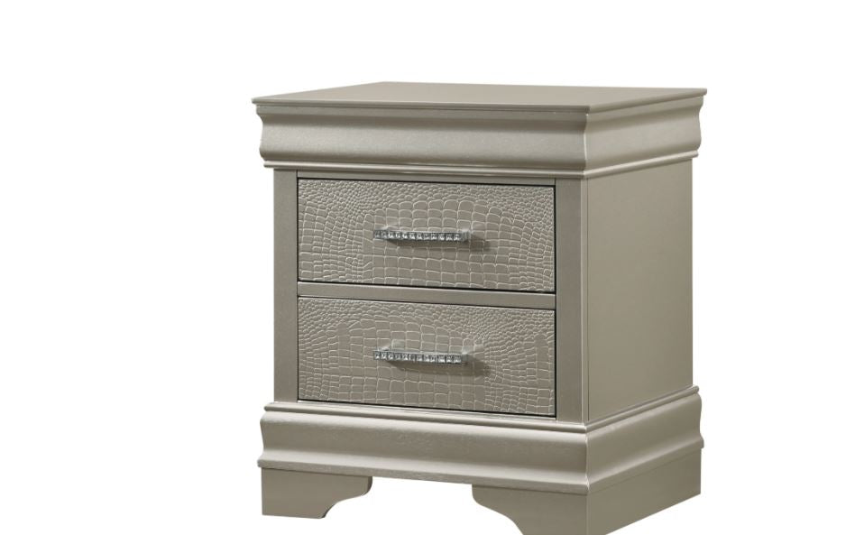 Amalia Champaign King Bedroom Set