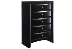 Emily Black Queen Storage Bedroom Set