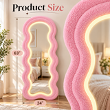 Bella Wavy LED Full Length Mirror