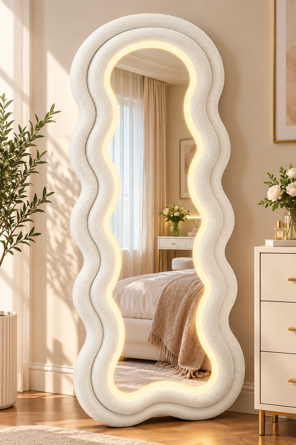 Bella Wavy LED Full Length Mirror