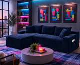 Blue Cloud Sectional